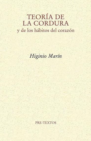TEORÍA DE LA CORDURA | 9791388054402 | MARÍN PEDREÑO, HIGINIO
