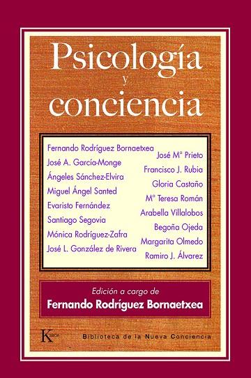 PSICOLOGÍA Y CONCIENCIA | 9788472456617 | VARIOS AUTORES