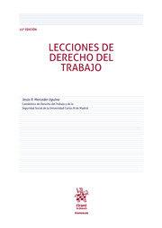 LECCIONES DE DERECHO DEL TRABAJO 15ª ED | 9788411472791 | MERCADER UGUINA, JESUS