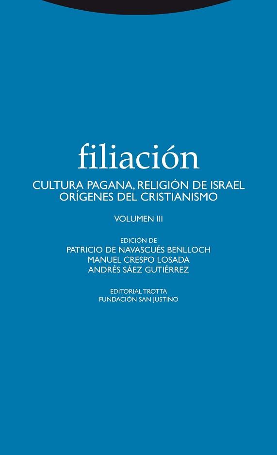 FILIACION III | 9788498792188 | ANÓNIMO