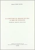 COMENTARIO DE ABRAHAM IBN EZRA AL LIBRO DEL ECLESIASTÉS, EL | 9788400074029 | IBN EZRA, ABRAHAM
