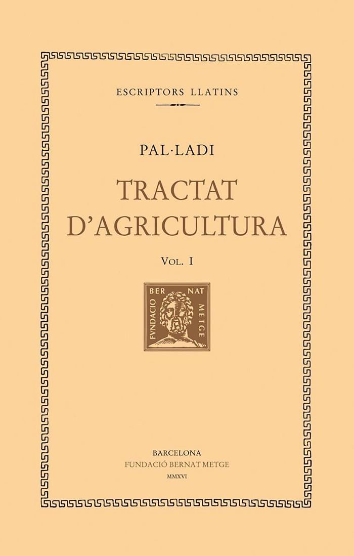TRACTAT D'AGRICULTURA  I | 9788498592689 | PAL LADI