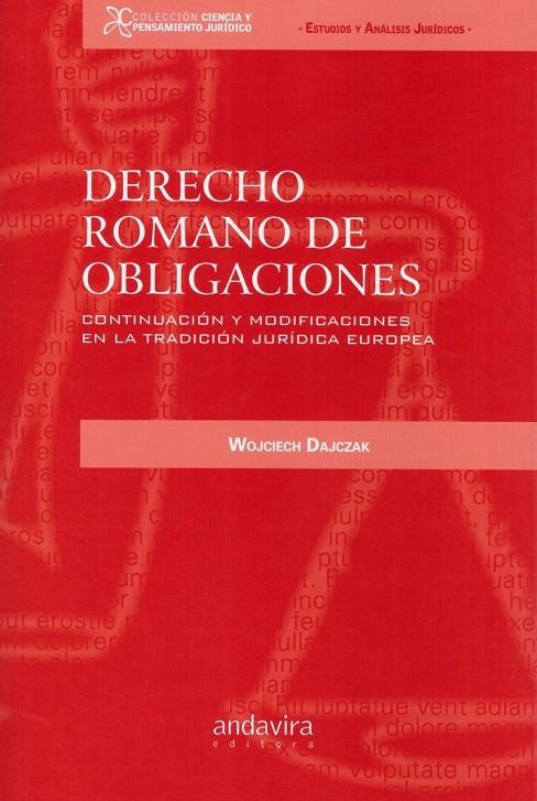 DERECHO ROMANO DE OBLIGACIONES | 9788494987700 | DAJCZAK, WOJCIECH