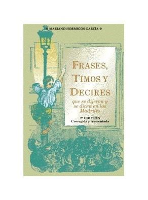 FRASES, TIMOS Y DECIRES | 9788495889133 | HORMIGOS GARCÍA, MARIANO