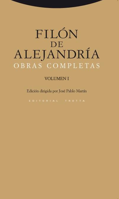 FILON DE ALEJANDRIA. OBRAS COMPLETAS I | 9788498790221 | DE ALEJANDRIA, FILON