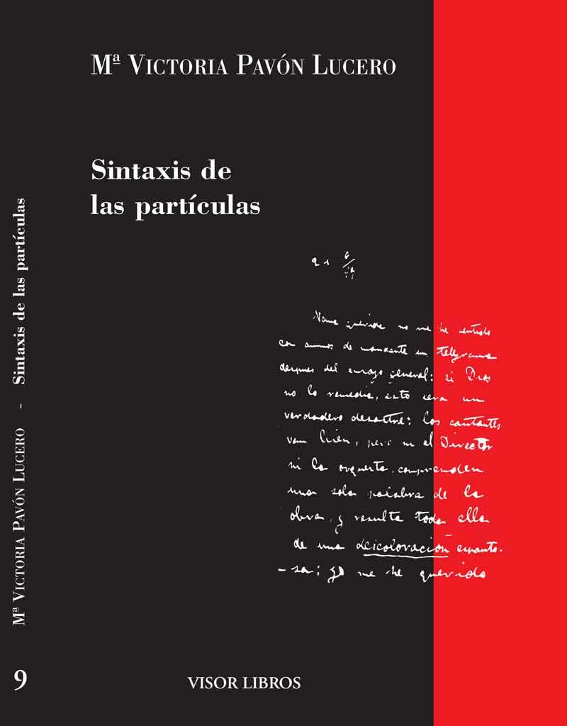 SINTAXIS DE LAS PARTÍCULAS | 9788475229218 | PAVÓN LUCERO, Mª VICTORIA