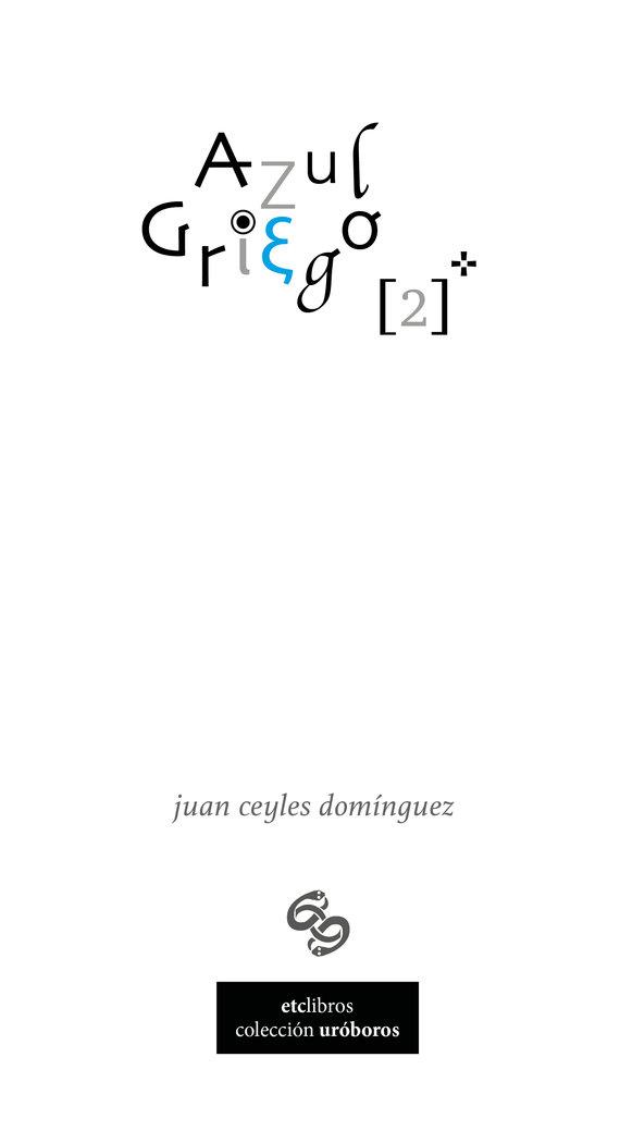 AZUL GRIEGO [2] | 9788412316469 | CEYLES DOMÍNGUEZ, JUAN