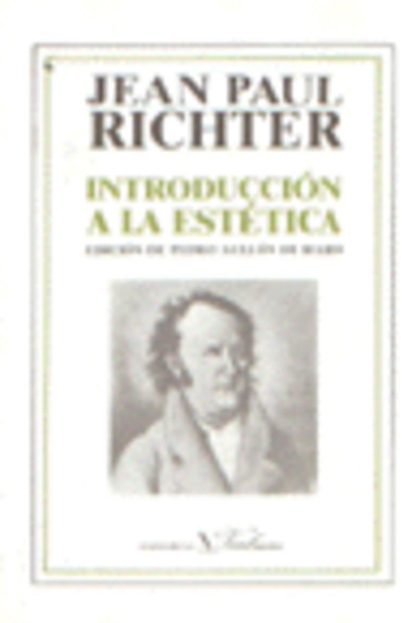 INTRODUCCIÓN A LA ESTÉTICA | 9788479620004 | PAUL RICHTER, JEAN
