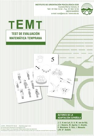 TEST TEMT - EVALUACION MATEMATICA TEMPRANA | 9788497274029 | VAN LUIT, J. E. H.