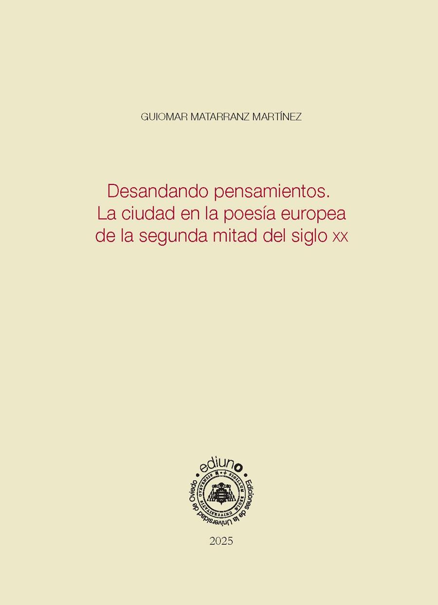 DESANDANDO PENSAMIENTOS | 9791387540494 | MATARRANZ MARTÍNEZ, GUIOMAR