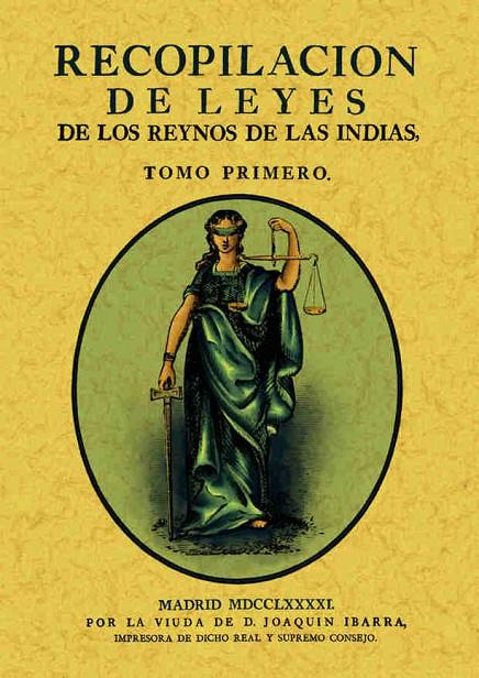 RECOPILACIÓN DE LEYES DE LOS REYNOS DE LAS INDIAS (3 TOMOS) | 9788490013687