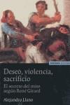 DESEO, VIOLENCIA, SACRIFICIO | 9788431321970 | LLANO, ALEJANDRO
