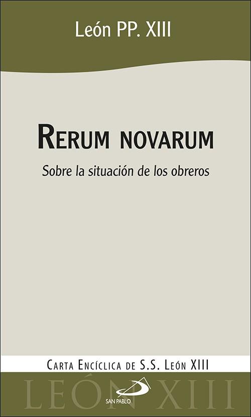 RERUM NOVARUM | 9788428573825 | PAPA LEON XIII