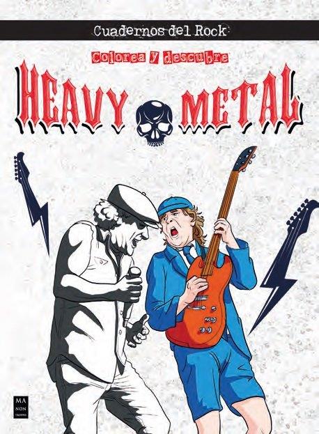 COLOREA Y DESCUBRE HEAVY METAL | 9788418703645