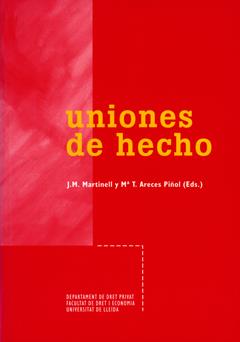UNIONES DE HECHO | 9788489727588 | MARTINELL, J. M.