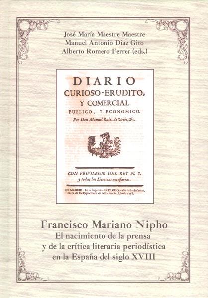 FRANCISCO MARIANO NIPHO | 9788400098988 | MAESTRE MAESTRE, JOSE MARIA