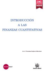INTRODUCCIÓN A LAS FINANZAS CUANTITATIVAS | 9788490863626 | GUIJARRO MARTÍNEZ, FRANCISCO