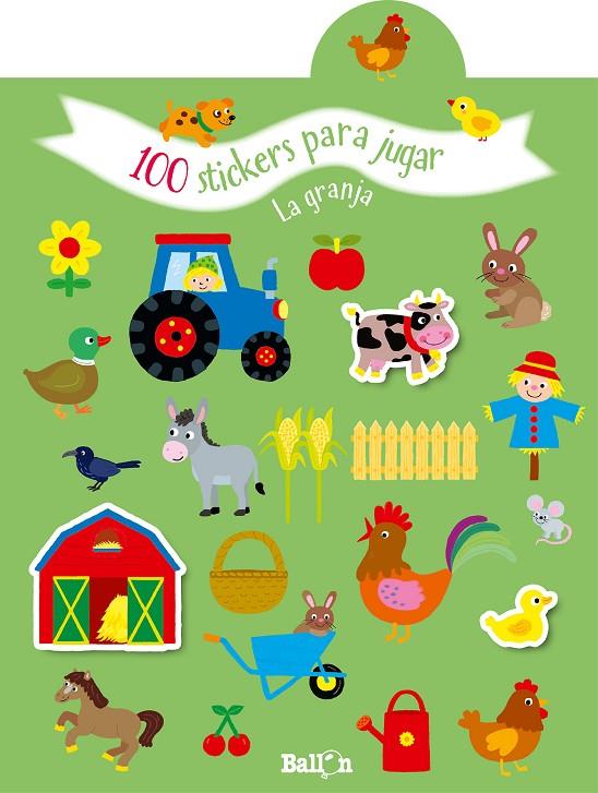 100 STICKERS PARA JUGAR - LA GRANJA | 9789403216638 | BALLON