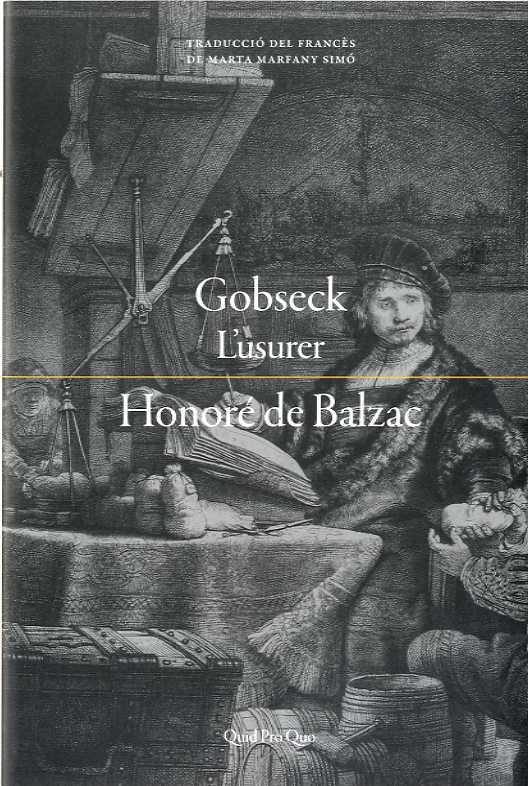 GOBSECK. L'USURER | 9788417410162 | DE BALZAC, HONORÉ