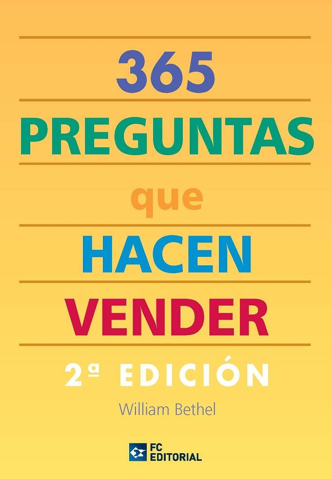 365 PREGUNTAS QUE HACEN VENDER | 9788492735440 | BETHEL, WILLIAM
