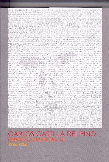 CARLOS CASTILLA DEL PINO | 9788499271538 | CASTILLA DEL PINO, CARLOS