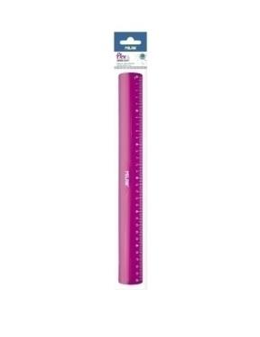 REGLA 30 CM FLEX ROSA MILAN | 8411574072645