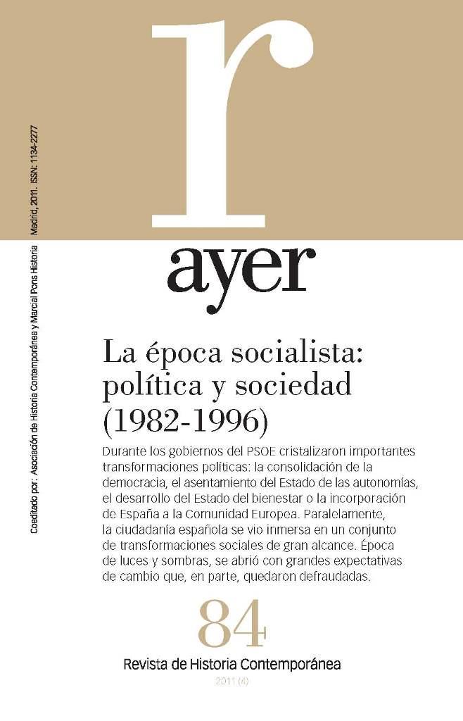 ÉPOCA SOCIALISTA, LA : POLÍTICA Y SOCIEDAD (1982-1996) | 9788492820603 | YSÁS SOLANES, PERE