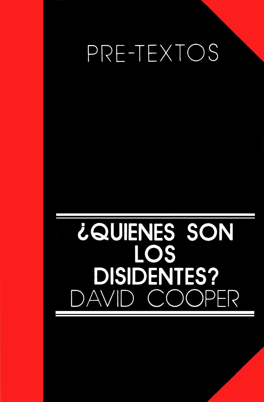 ¿QUIÉNES SON LOS DISIDENTES? | 9788485081172 | COOPER, DAVID