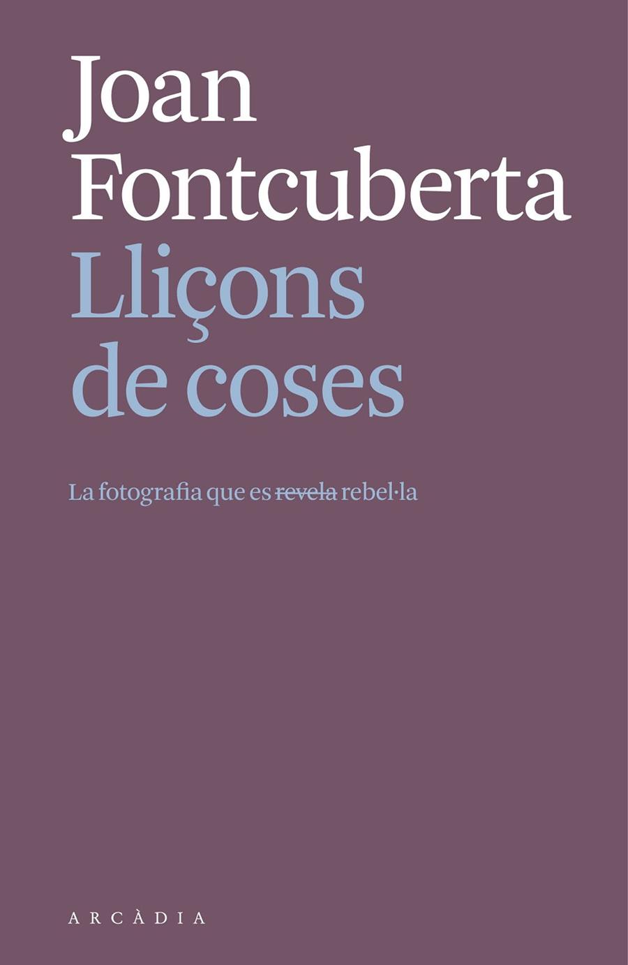 LLIÇONS DE COSES | 9788412999709 | FONTCUBERTA I VILLÀ, JOAN