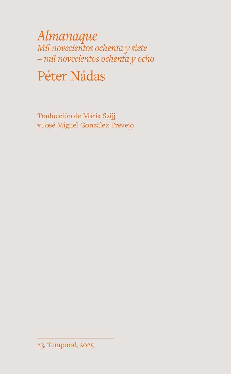 ALMANAQUE | 9788412941111 | NADAS, PETER