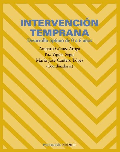 INTERVENCIÓN TEMPRANA | 9788436818062 | GOMEZ ARTIGA, AMPARO