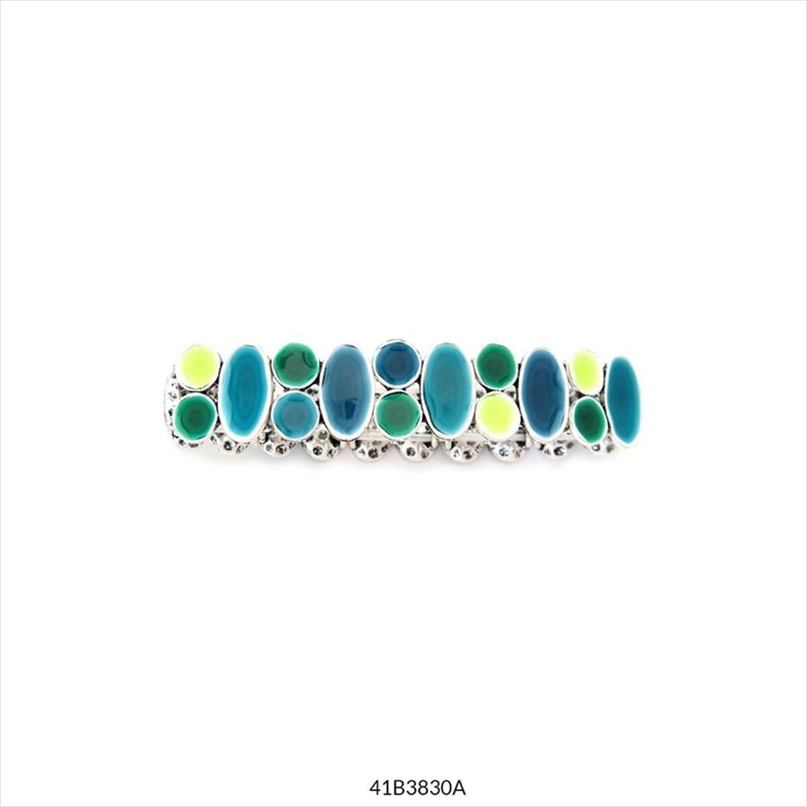 PULSERA SILVER MULTI BLAUS-VERDS | 41b3830a