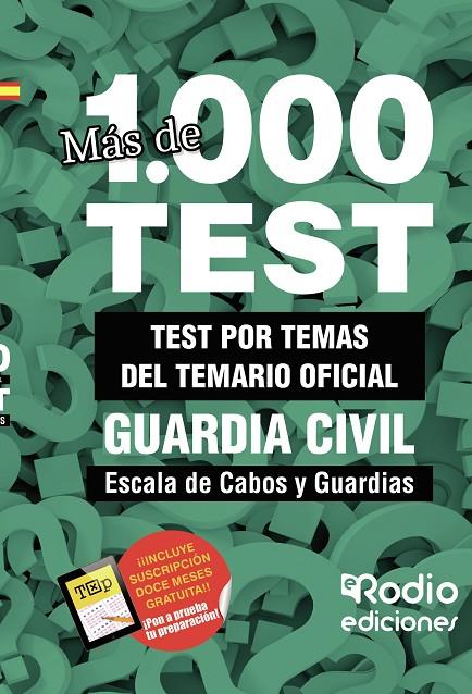 GUARDIA CIVIL 2023. ESCALA DE CABOS Y GUARDIAS. TEST DEL TEMARIO OFICIAL | 9788419922625 | ORTEGA PALOP, MIGUEL ANGEL