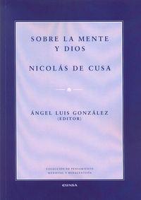 SOBRE LA MENTE Y DIOS | 9788431329563 | NICOLÁS DE CUSA