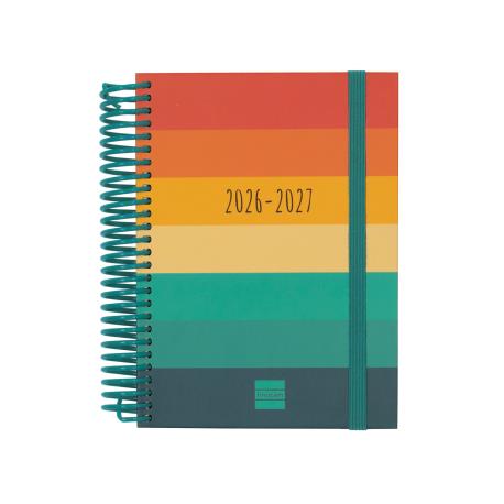 AGENDA ESPIRAL CURS DIVA 1/8 1DP 26-27 COLORS | 8422952415923