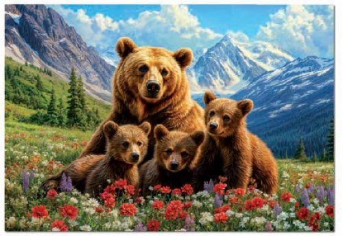 PUZLE 1000 PECES OSOS GRIZZLY EN CANADA | 8412668205536