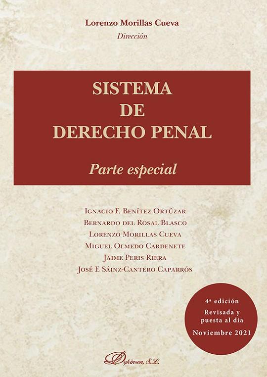 SISTEMA DE DERECHO PENAL. PARTE ESPECIAL | 9788413778228