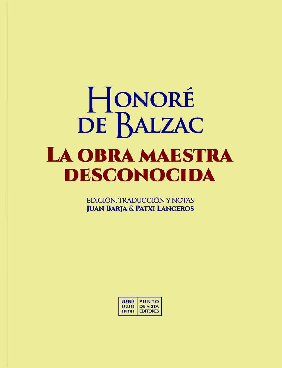 OBRA MAESTRA DESCONOCIDA, LA | 9791387624538 | DE BALZAC, HONORÉ