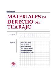 MATERIALES DE DERECHO DEL TRABAJO | 9788498765557 | CARMEN VIQUEIRA PÉREZ/MANUEL ALEGRE NUENO/IRENE BAJO GARCÍA/CAROLINA BLASCO JOVER/ALICIA FERNÁNDEZ-P