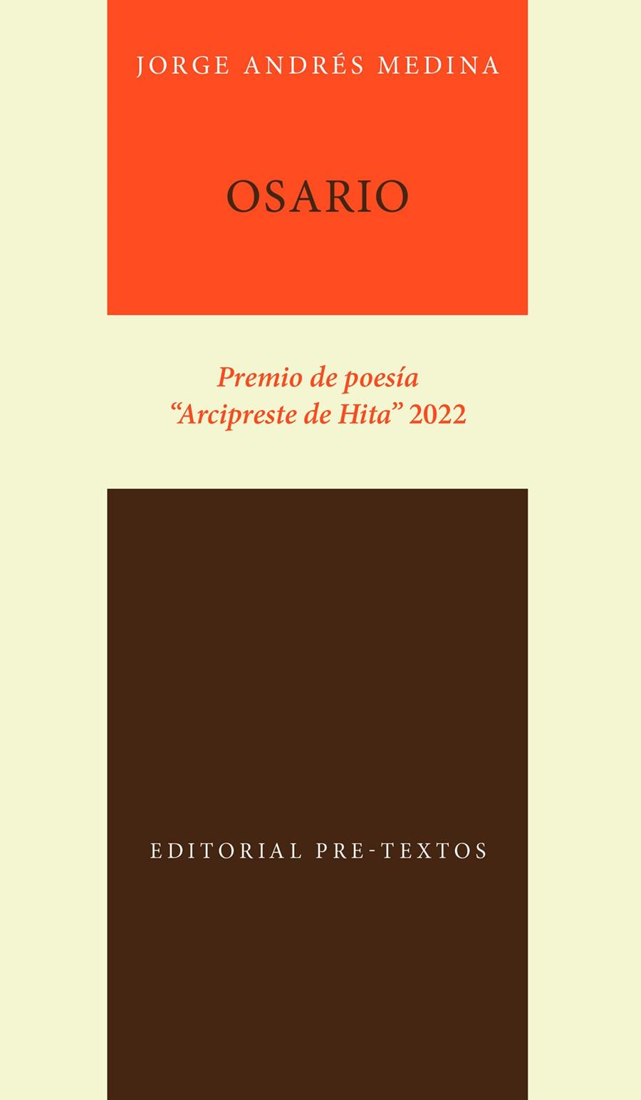 OSARIO | 9788419633286 | MEDINA, JORGE ANDRÉS