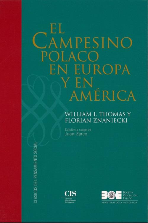 CAMPESINO POLACO EN EUROPA Y EN AMÉRICA, EL | 9788434015289 | THOMAS, WILLIAM I.