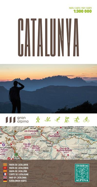 CATALUNYA : MAPA GRAN ALPINA [2025] | 9788470111693