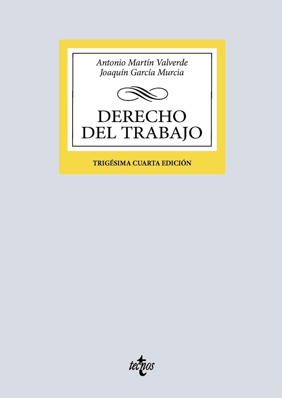 DERECHO DEL TRABAJO | 9788430992607 | GARCÍA MURCIA, JOAQUÍN / MARTÍN VALVERDE, ANTONIO