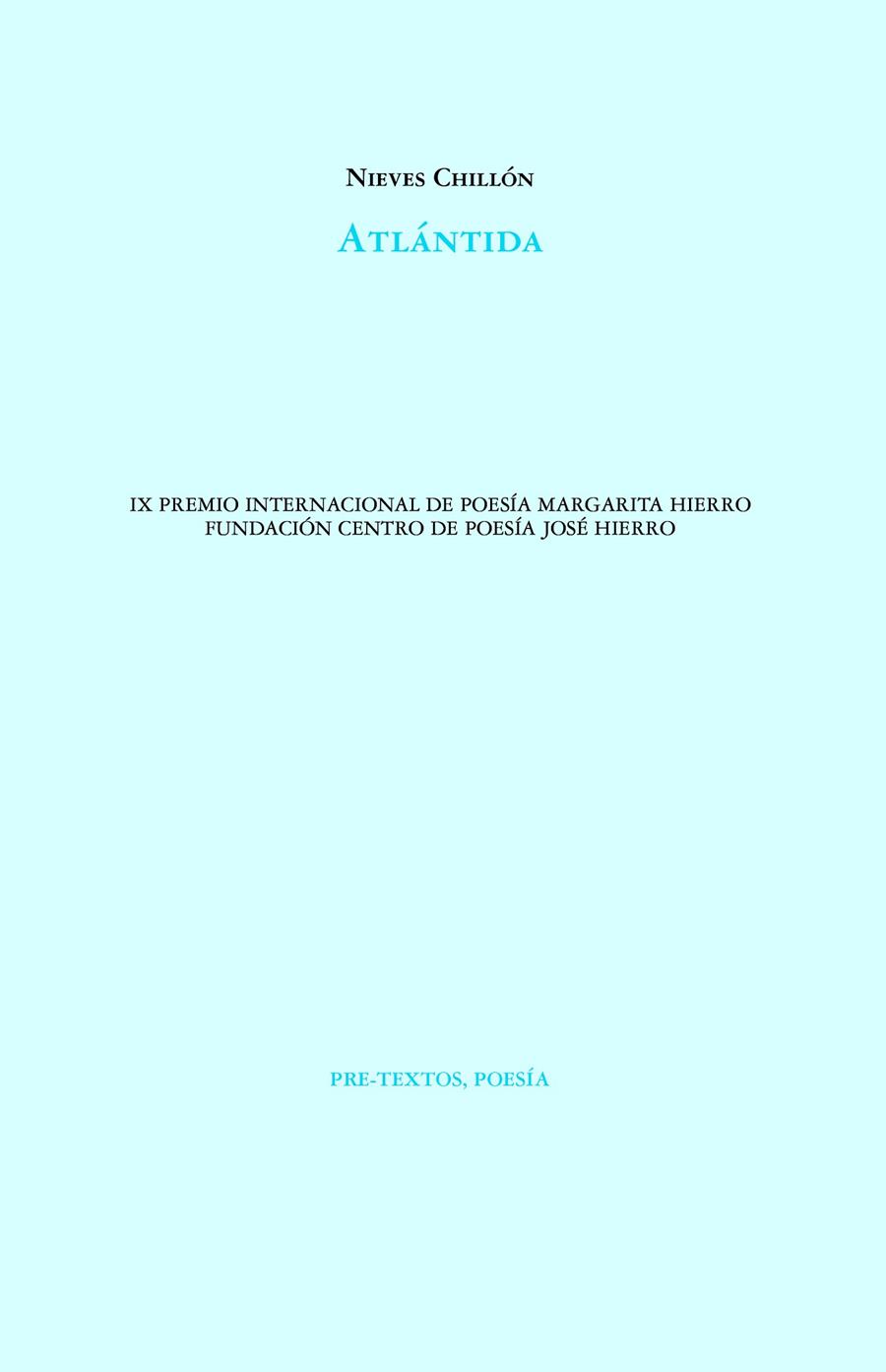 ATLÁNTIDA | 9791388054112 | CHILLÓN, NIEVES