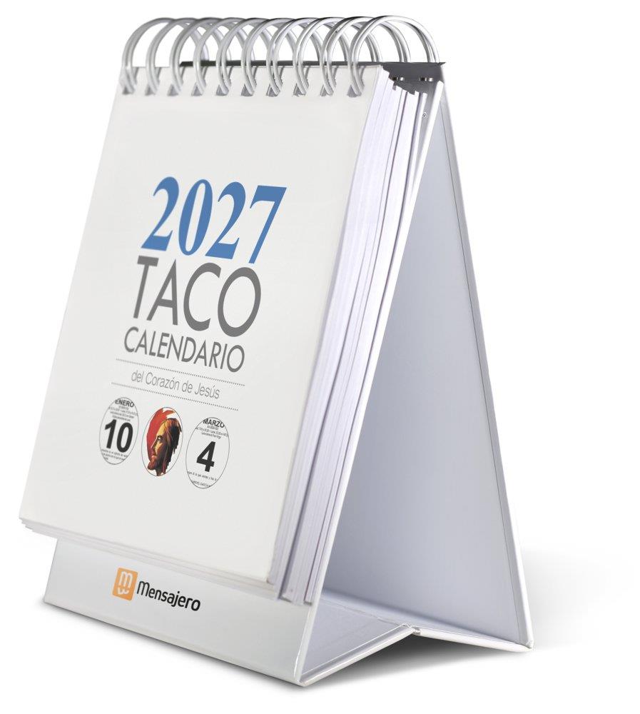 TACO CALENDARIO DEL CORAZÓN DE JESÚS - MESA SAGRADO CORAZÓN - 2027 | 9788427150577
