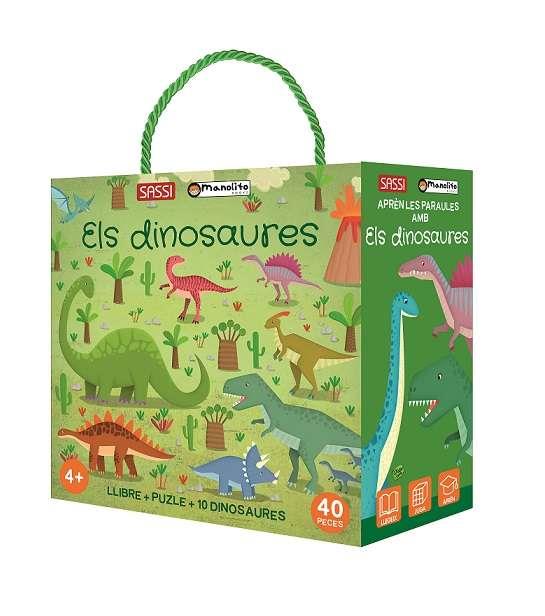 Q BOX ELS DINOSAURES (PUZLE 40 PECES) | 9788410443808 | GAULE, M.
