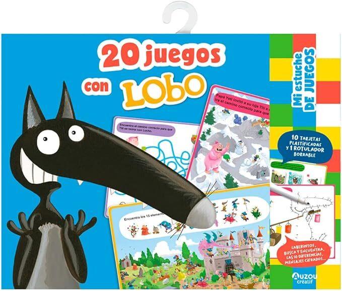 20 JUEGOS CON LOBO, MI ESTUCHE DE JUEGOS | 9791039509176 | LALLEMAND, ORIANNE