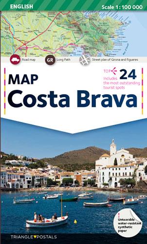 MAPA COSTA BRAVA [ED. ANGLÈS] | 9788484781530 | VARIOS AUTORES