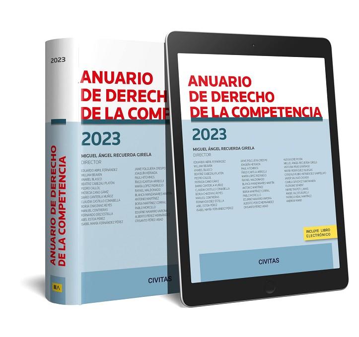 ANUARIO DE DERECHO DE LA COMPETENCIA 2023 | 9788411622271 | RECUERDA GIRELA, MIGUEL ÁNGEL