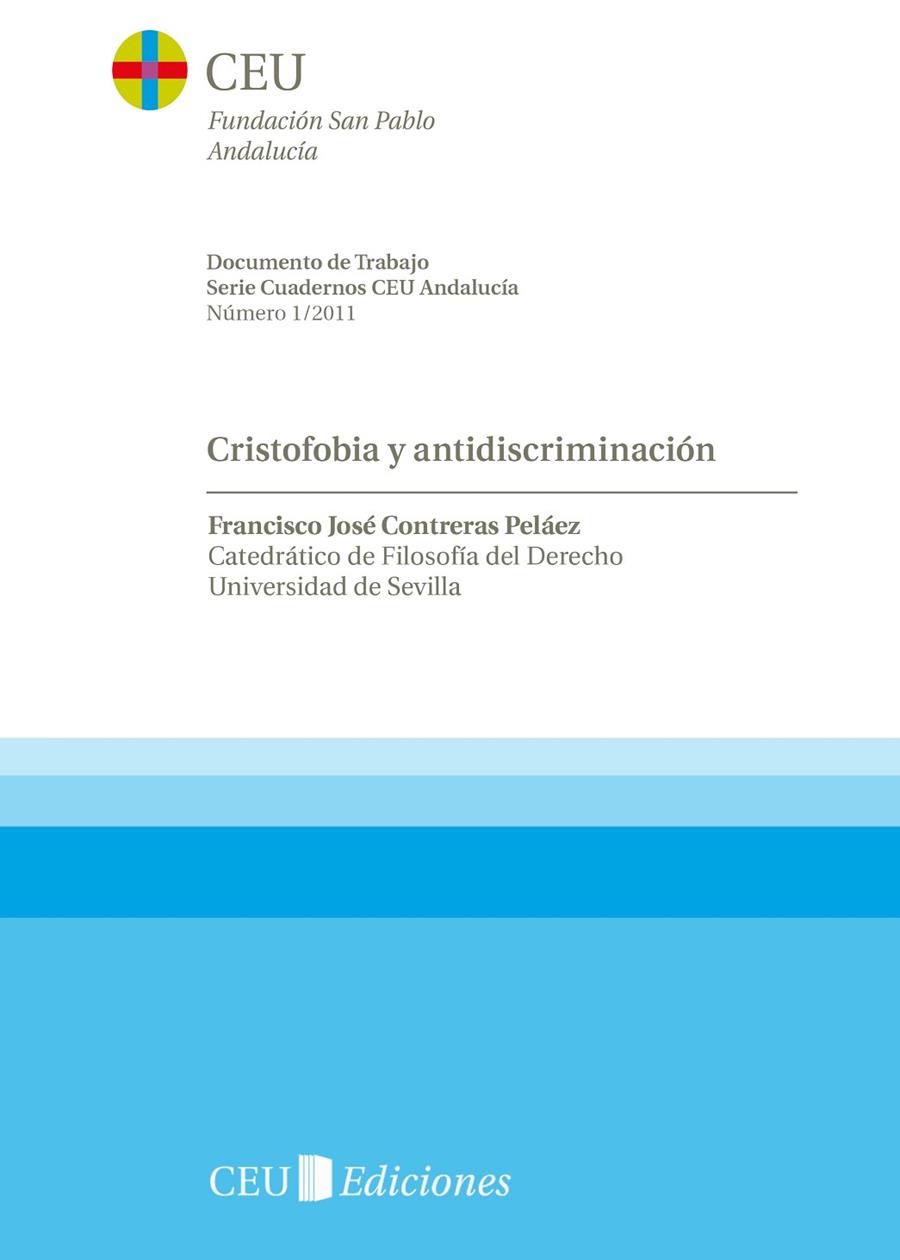 CRISTOFOBIA Y ANTIDISCRIMINACION | 9788492989492 | CONTRERAS PELAEZ, FRANCISCO JOSÉ